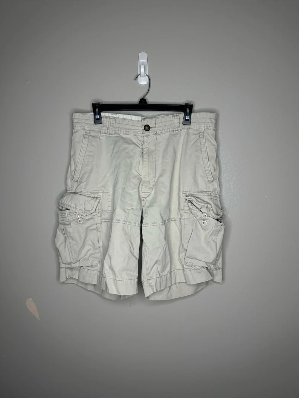 Polo Ralph Lauren Classic Cargo Shorts Men’s Size 35 Light Khaki Beige Utility